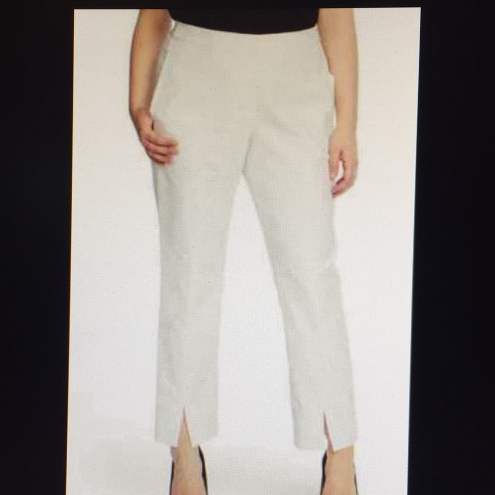 Vince Camuto slim leg ankle pants with slit women plus size 22W